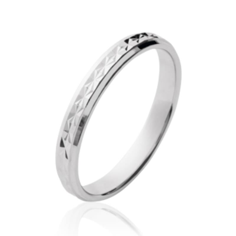 Facetteret Ring – Sølv | Azulin