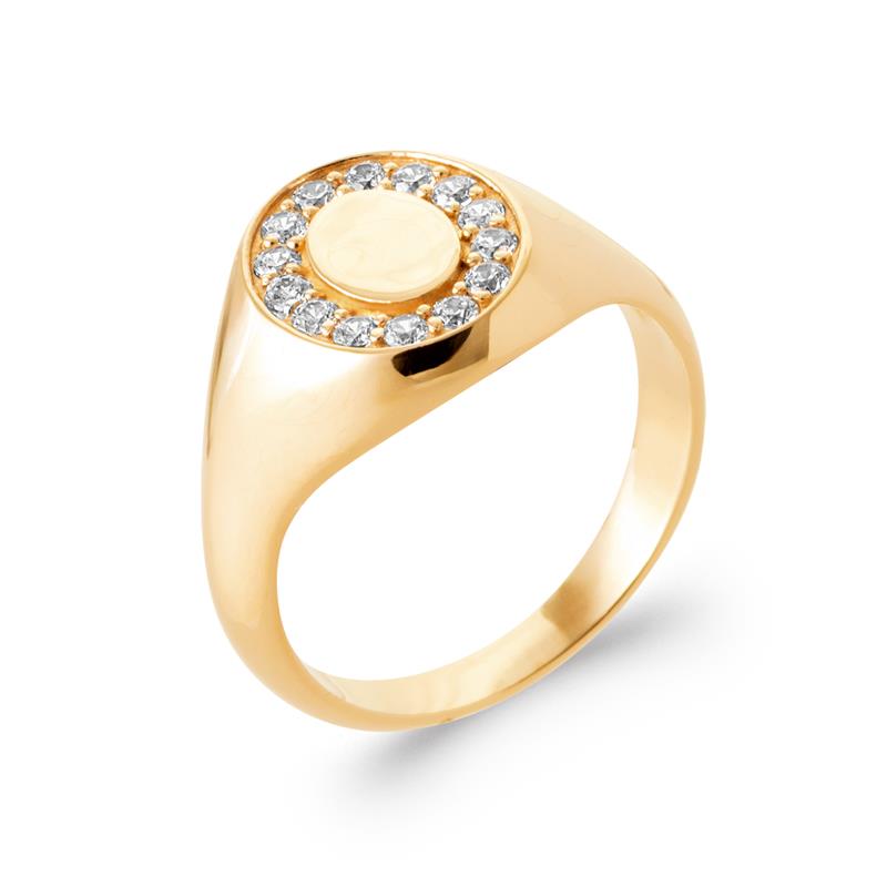 Rund Ring – Forgyldt | Azulin