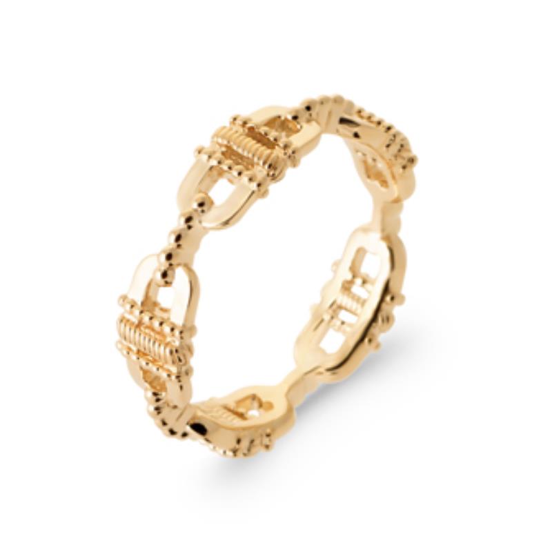 Mesh-Ring – vergoldet | Azuline