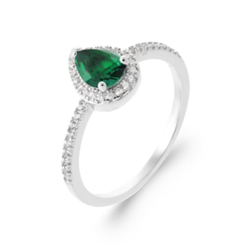 Anillo Pera – Plata | Azuline