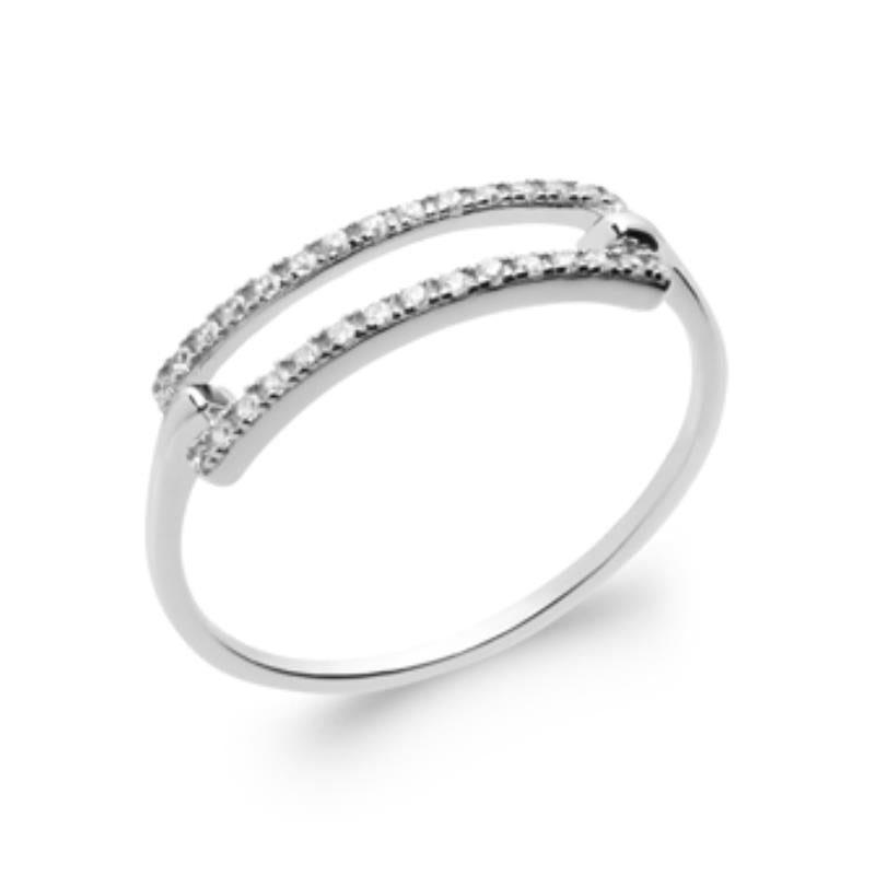 Double Bar Ring – Sølv | Azulin udsigt 3