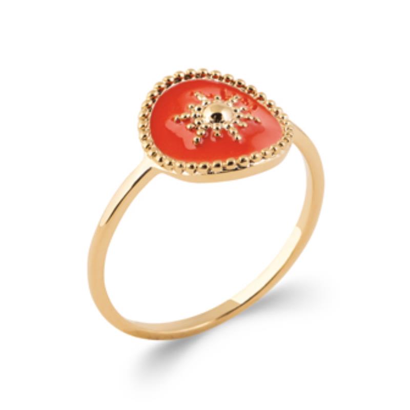 Anello a goccia - Placcato in oro | Azuline