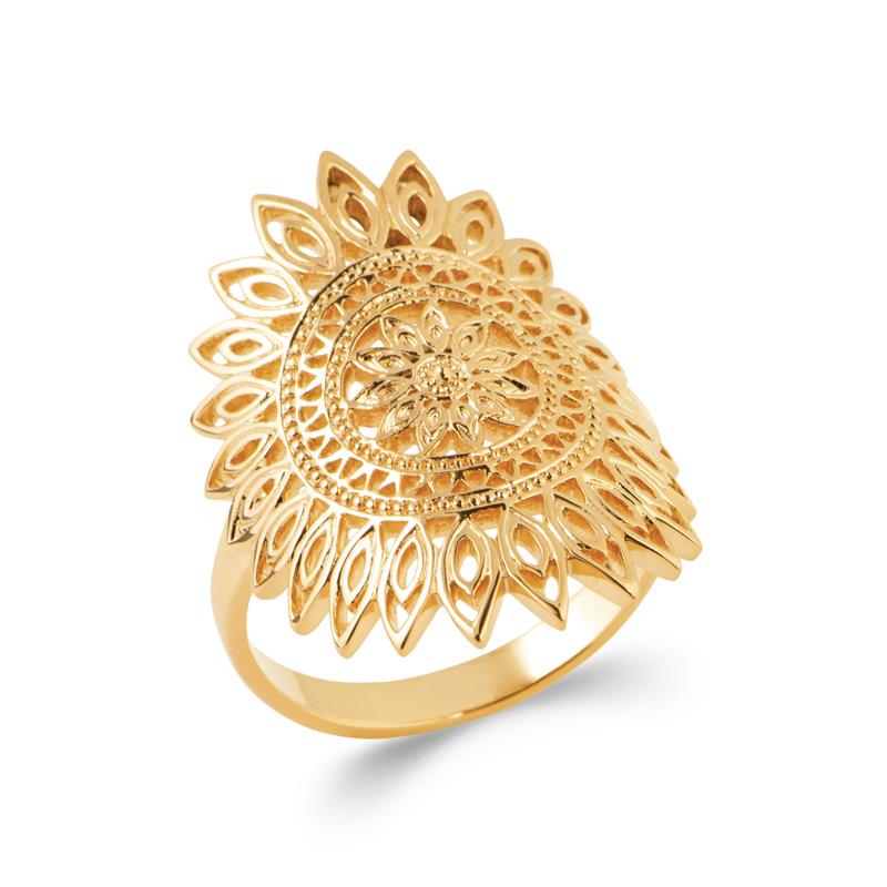 Floral Ring – Gold Plated | Azuline