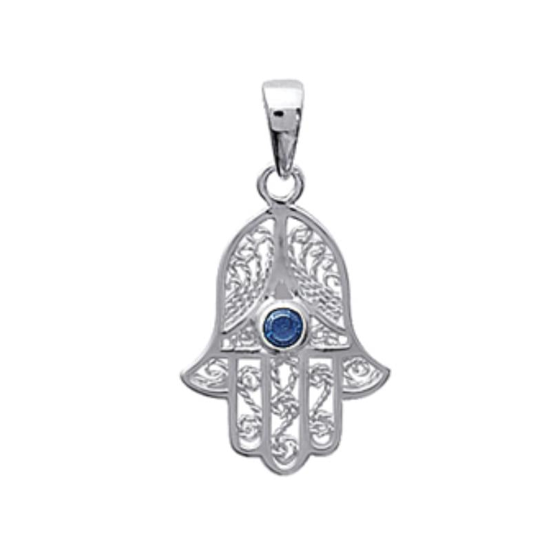 Pendentif Main de Fatma – Argent | Azuline