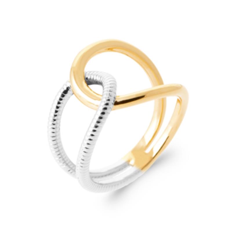Knot Ring – Guld / Silverpläterad | Azulin