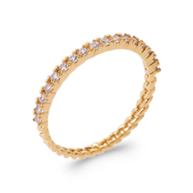 Twisted Ring – Guldpläterad | Azulin