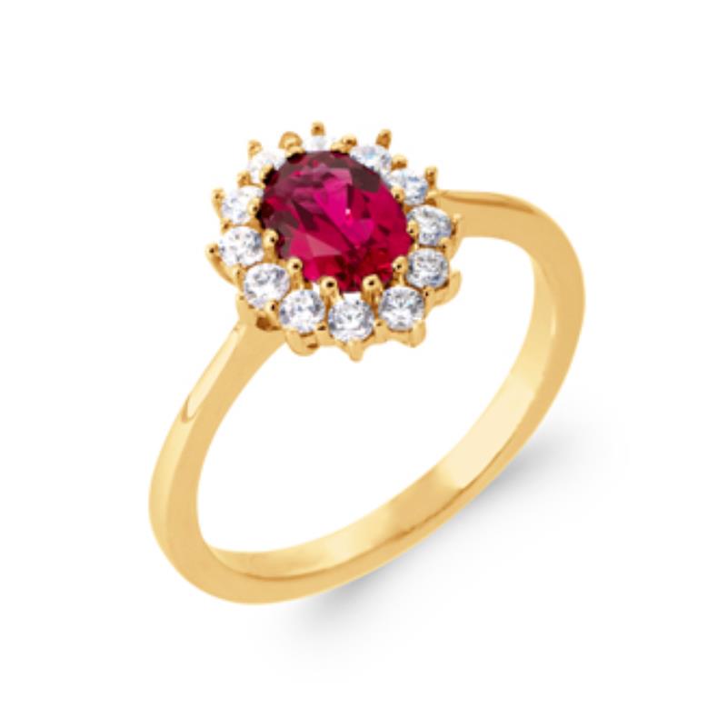 Anel Oval – Banhado a Ouro | Azuline