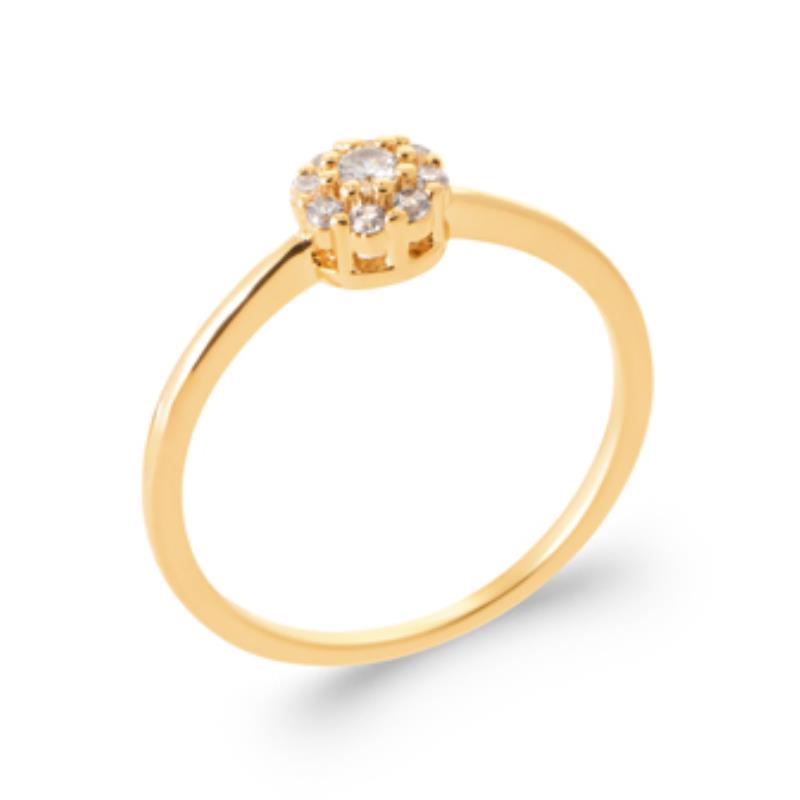Circle Ring – Guldpläterad | Azulin
