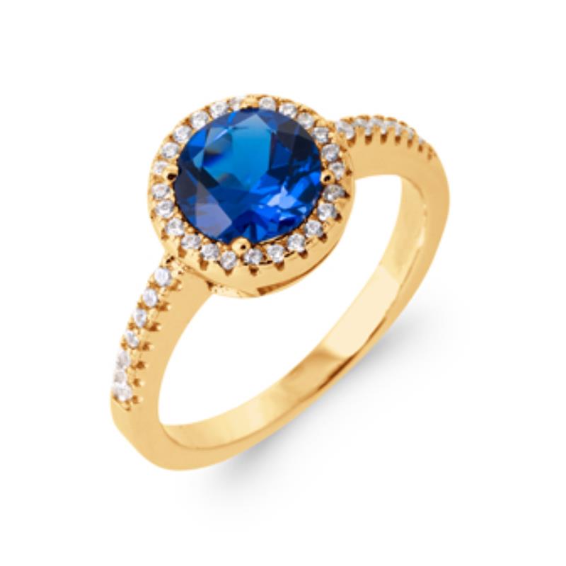 Rund Ring – Guldpläterad | Azulin