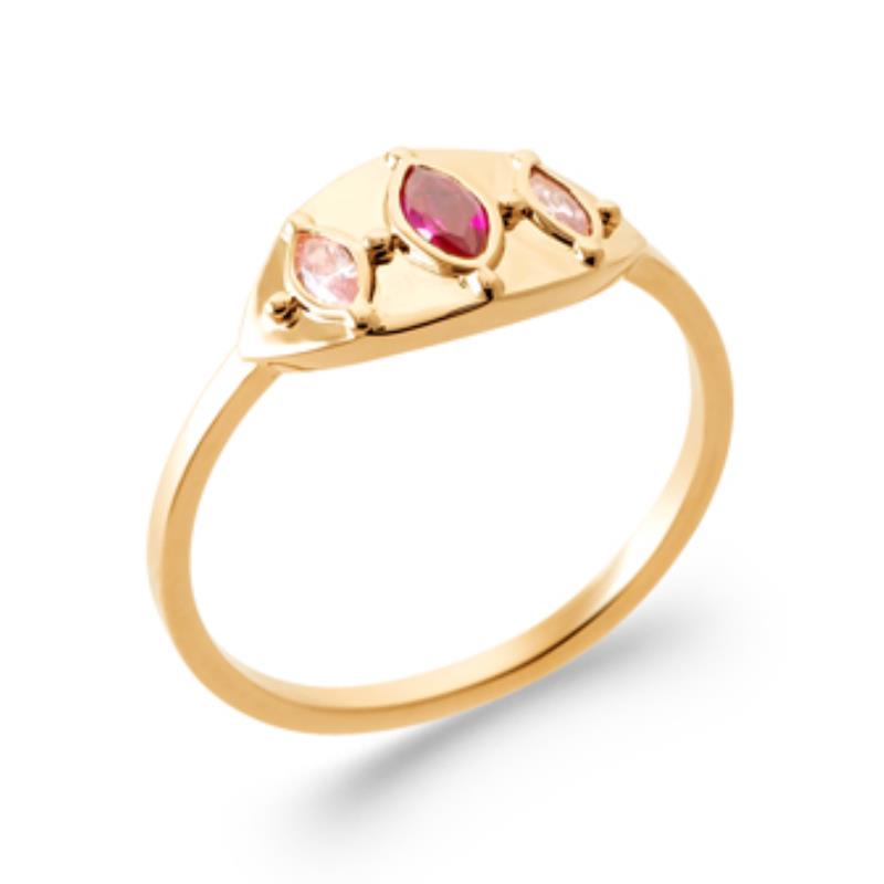 Bague Marquise – Plaqué Or | Azuline