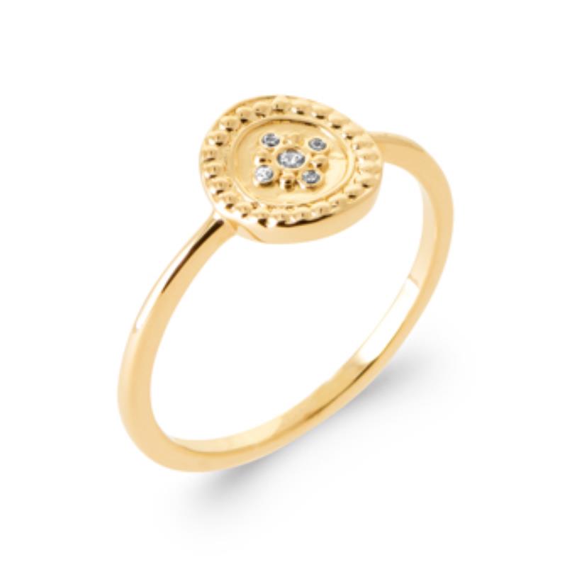 Circle Ring – Guldpläterad | Azulin