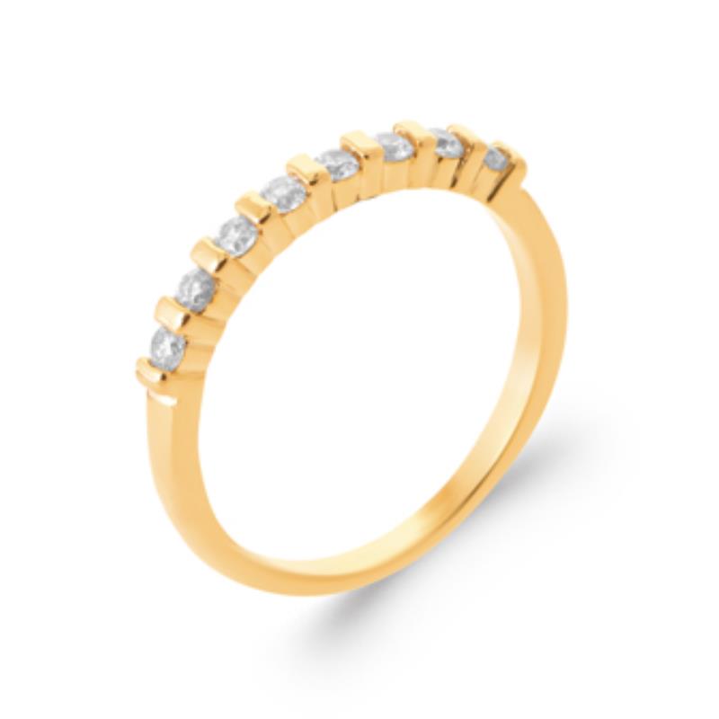 Pavé-ring – Verguld | Azulin