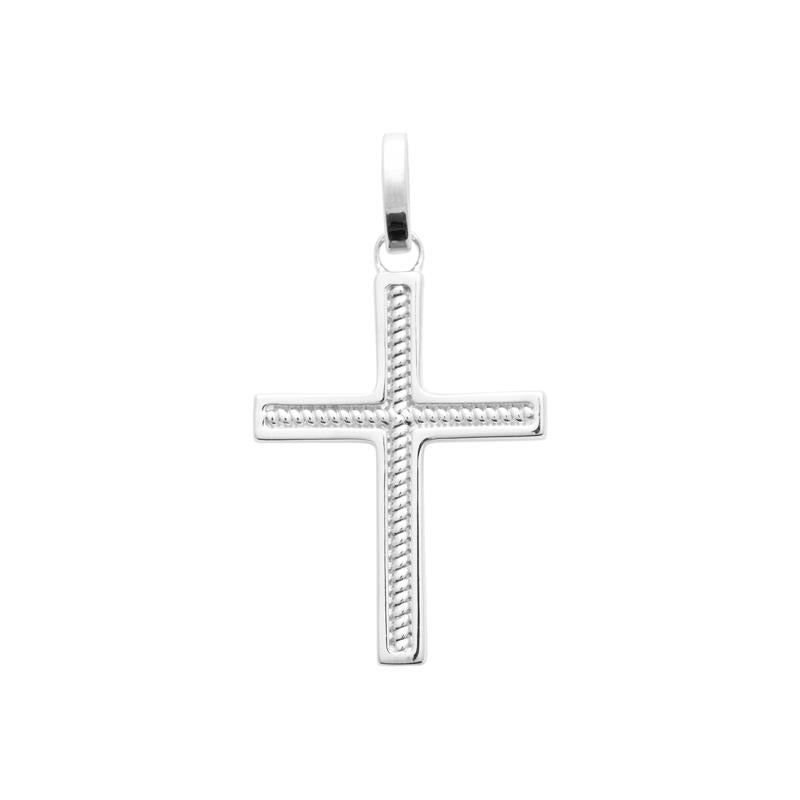 Twisted Cross Pendant – Sølv | Azulin