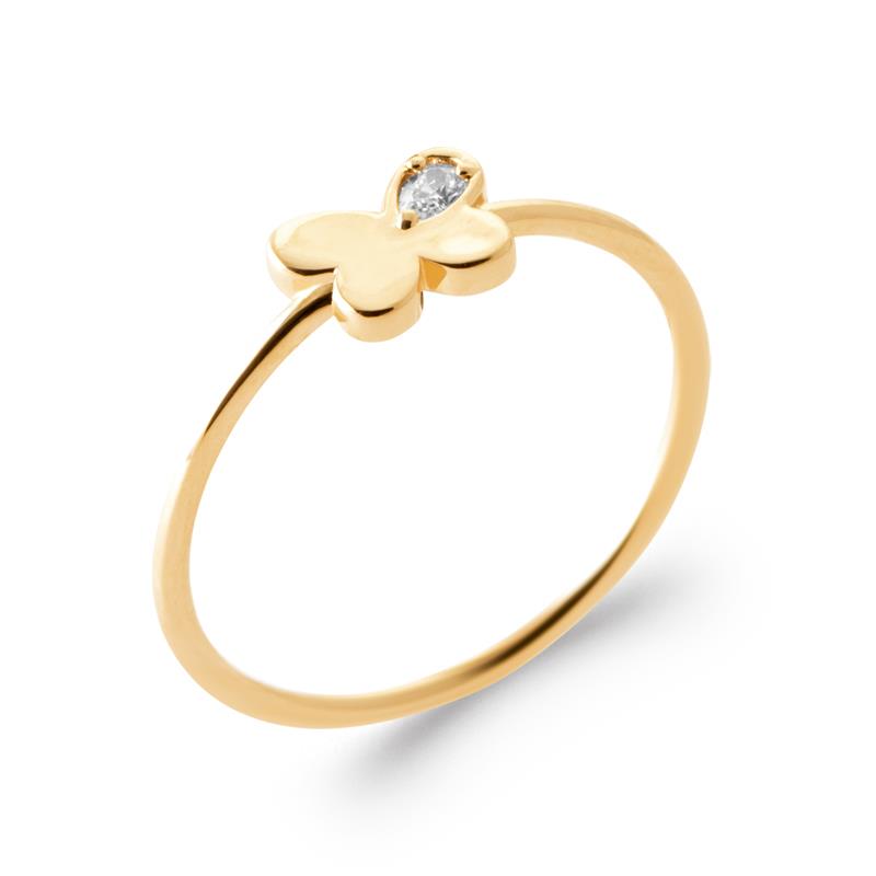 Anillo Mariposa – Chapado en Oro | Azuline