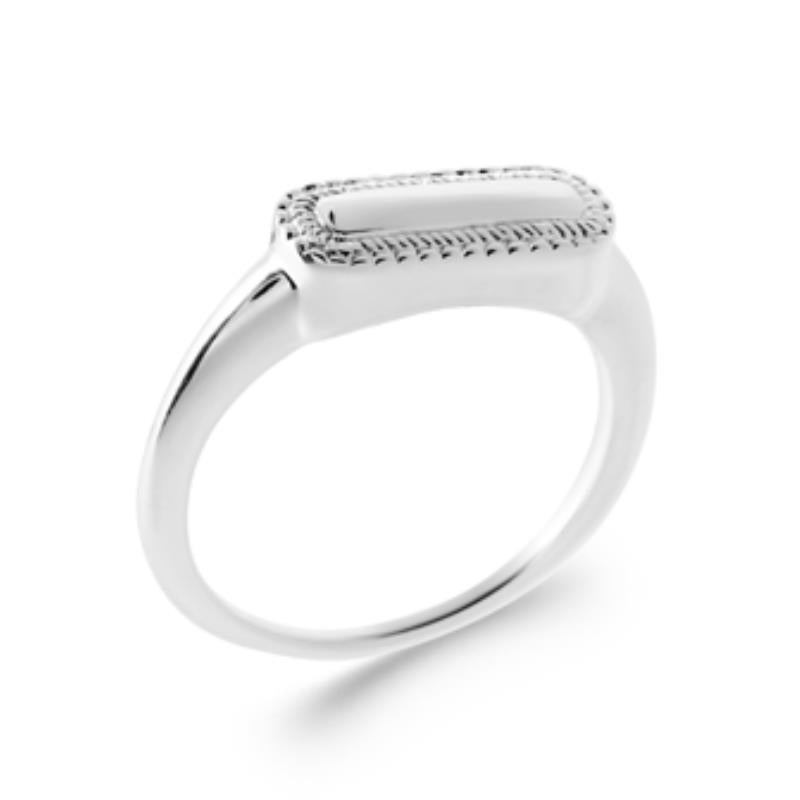 Anillo Rectangular – Plata | Azuline