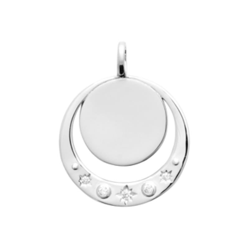 Moon Pendant – Silver | Azulin