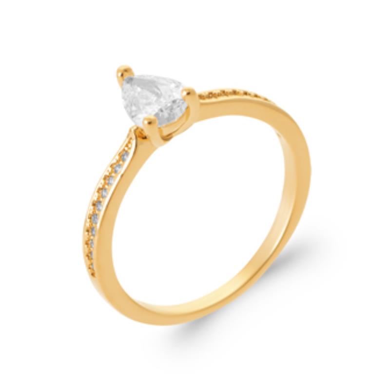 Pear Ring – Gold Plated | Azuline