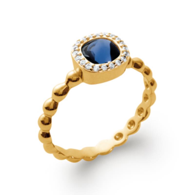 Oval Ring – Guldpläterad | Azulin