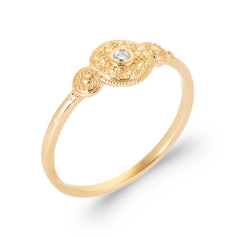 Circle Ring – Guldpläterad | Azulin