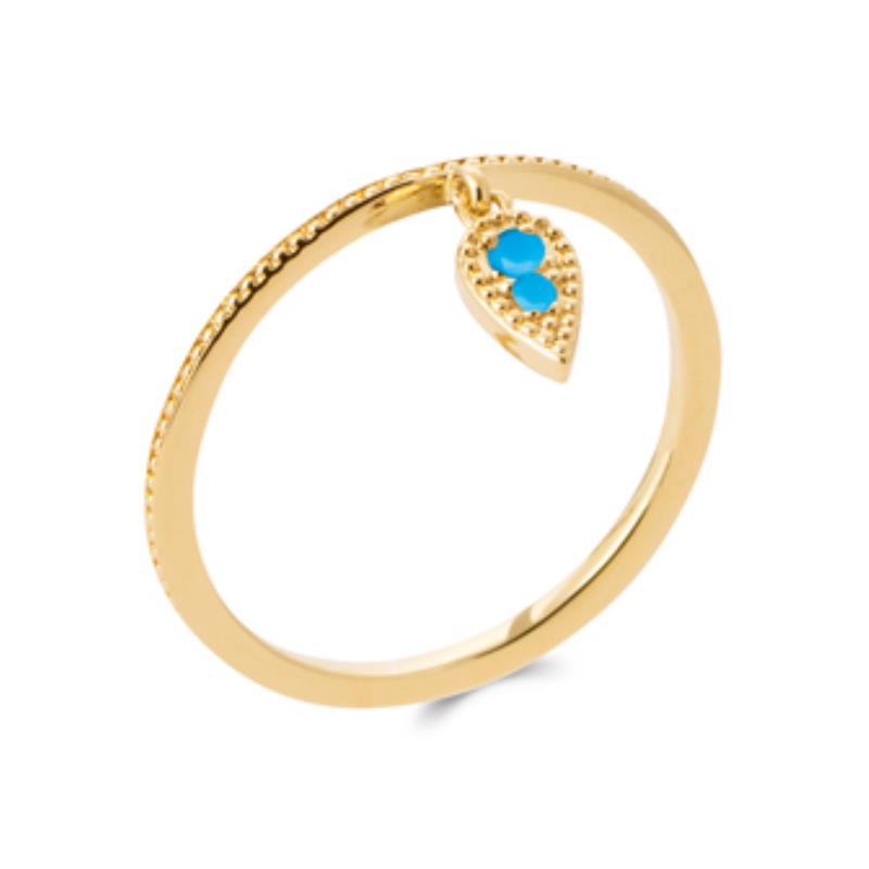 Drop Ring – Guldpläterad | Azulin