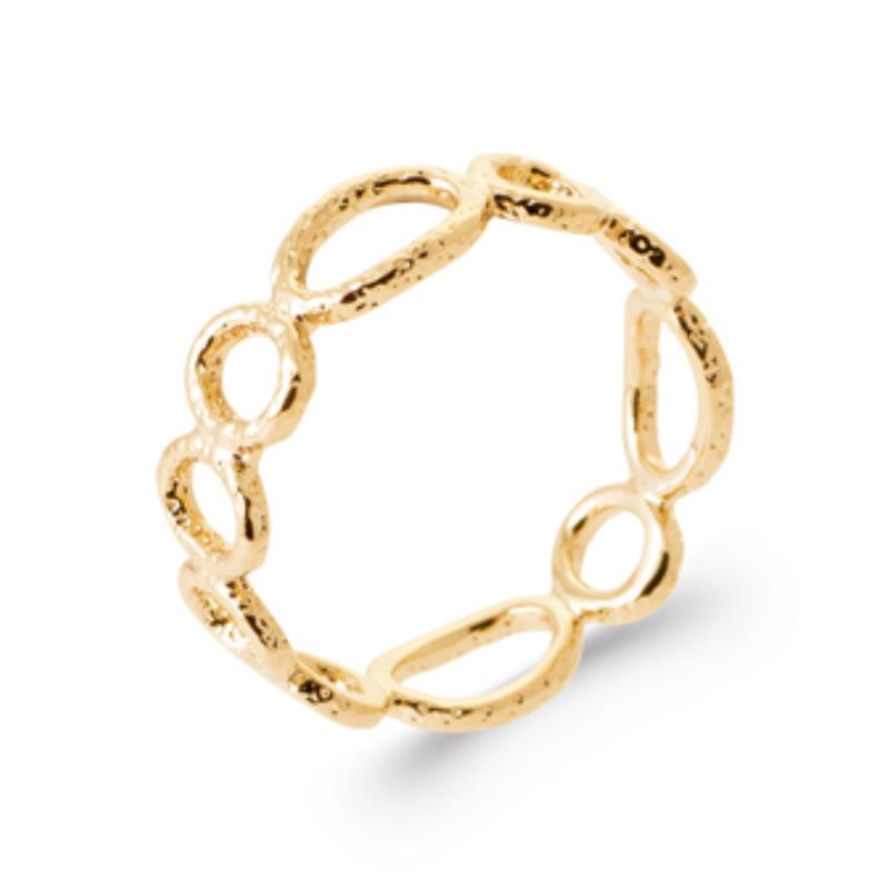 Anello ovale – Placcato in oro | Azuline