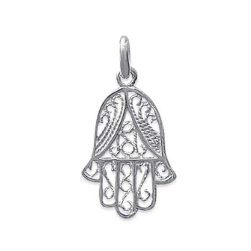 Pendentif Main de Fatma – Argent | Azuline