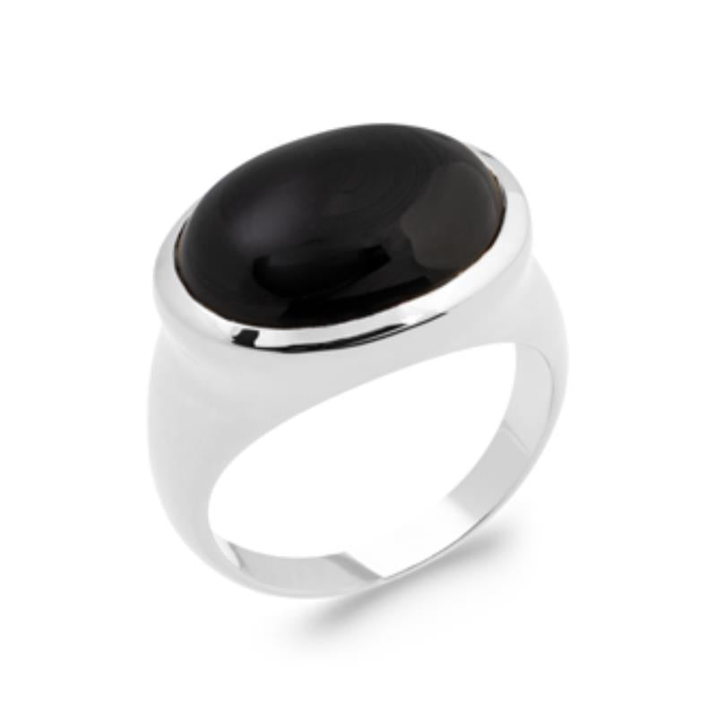 Oval Ring – Sølv | Azulin