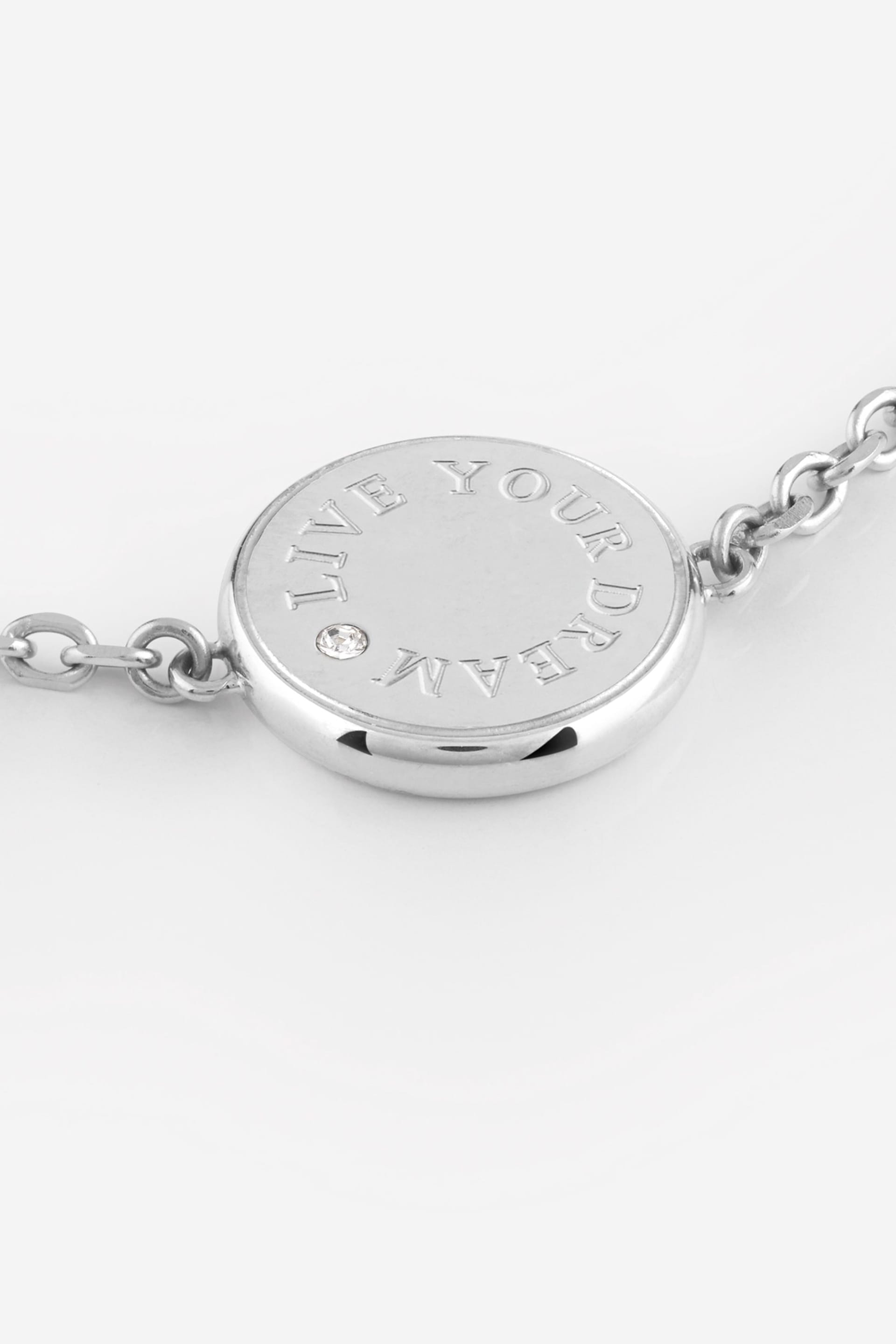 Guess gouden stalen armband - Medaillevorm
