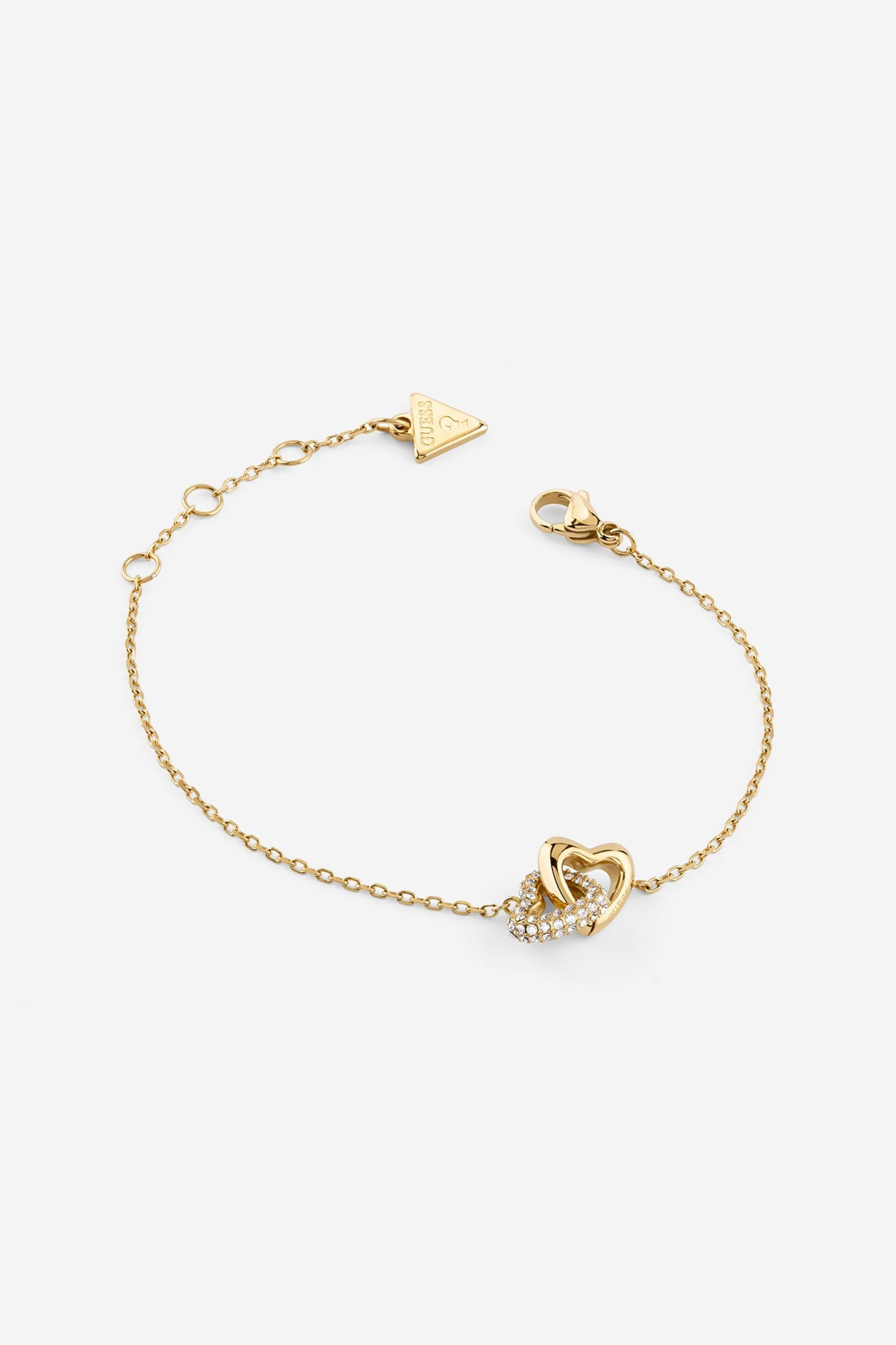 Bracciale Guess acciaio - Cuore pavimentato