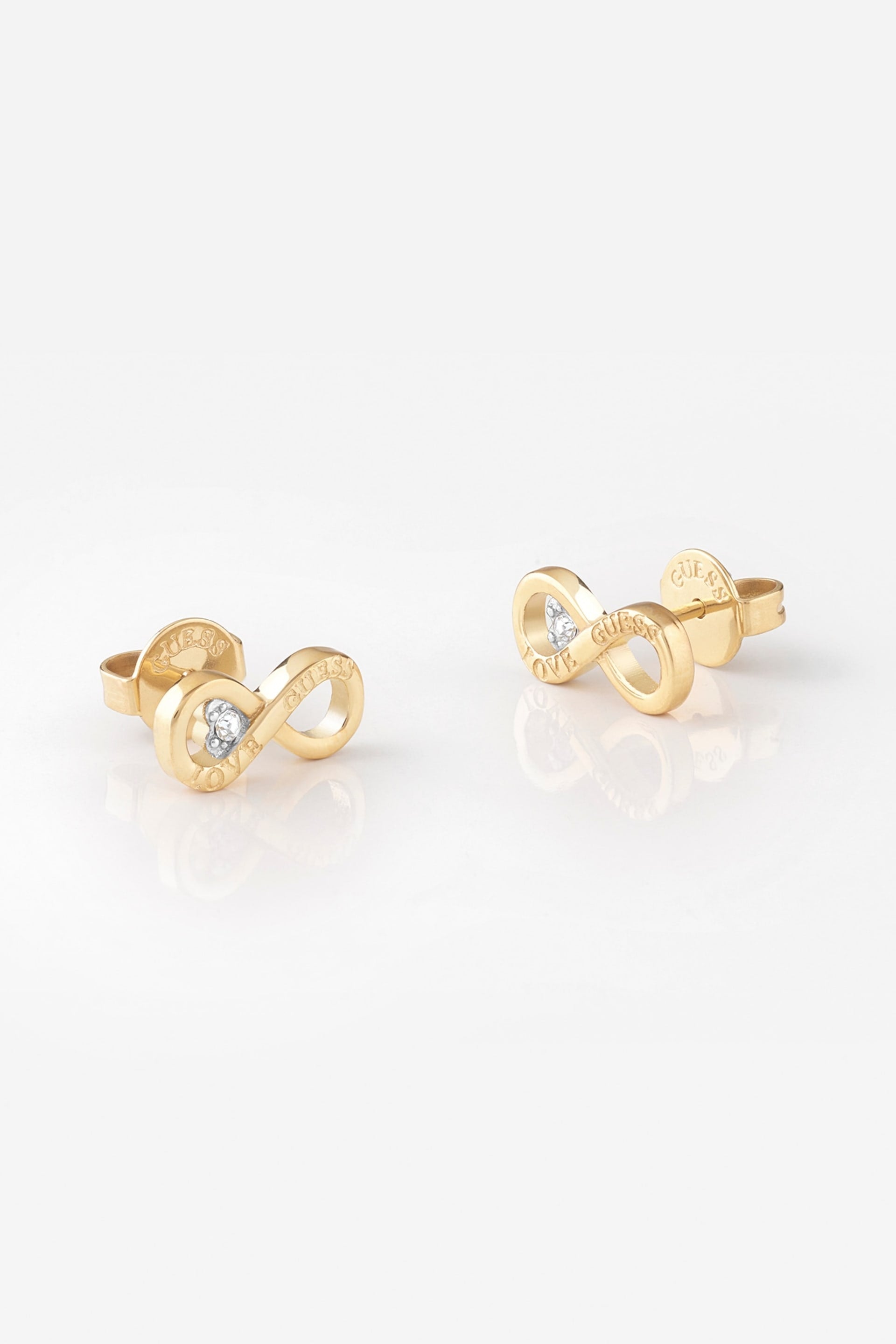 Boucles d’oreilles Guess acier doré - Infini LOVE Guess