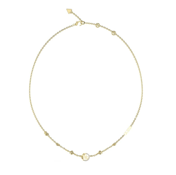 Collar Guess acero dorado - Llave