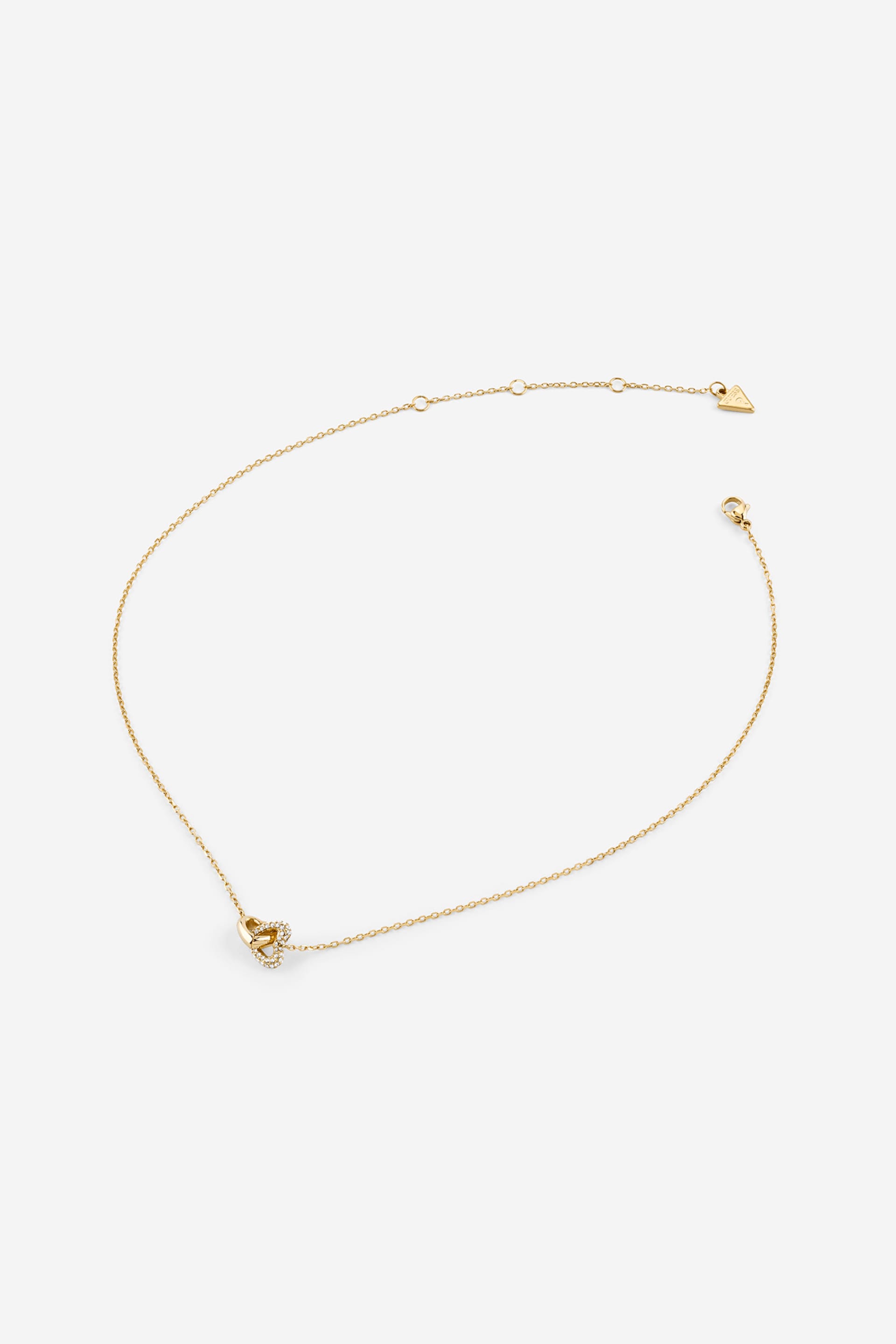 Collana Guess acciaio - Cuore di ciottoli