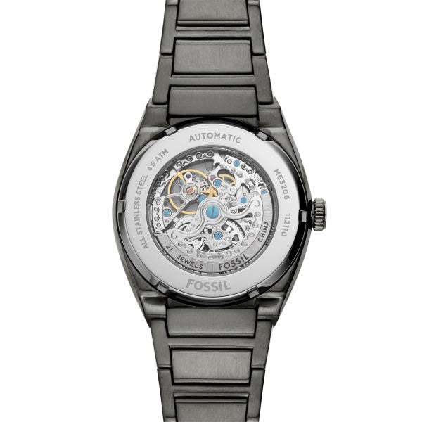 Fossil - “Everett” Automatic Watch – Anthracite Stainless Steel