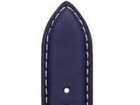 Leather Watch Strap - Nevada - Navy - Rochet