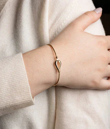 Kendall - Acier Doré - Jonc - Zag Bijoux vue 2