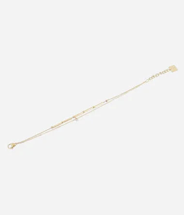 Σωλήνας - Golden Steel - Βραχιόλι - Zag Bijoux
