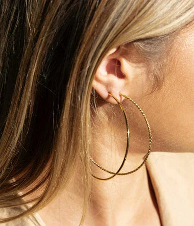 Resia - Acciaio Dorato - Orecchini - Zag Bijoux visualizza 2