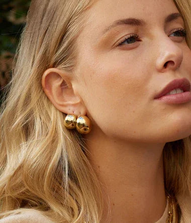 Cecilia - Acciaio Dorato - Orecchini - Zag Bijoux visualizza 2