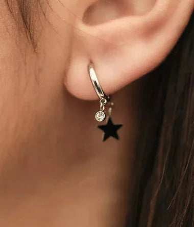 Lucky Star - Acciaio Dorato - Orecchini - Zag Bijoux visualizza 2
