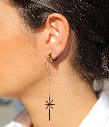 Anne - Acciaio dorato - Orecchini - Zag Bijoux visualizza 2