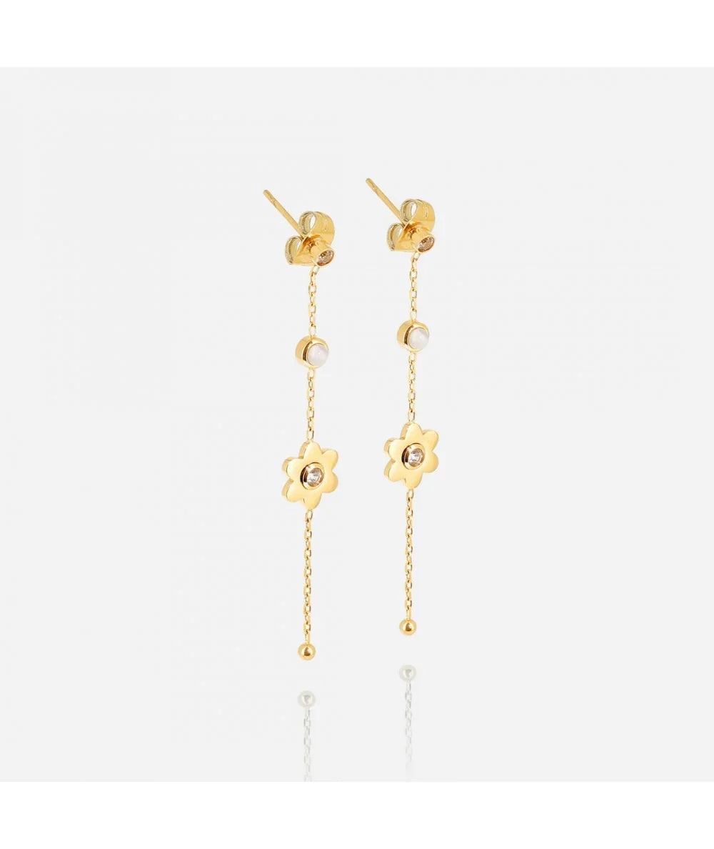 Kapsi - Acciaio Dorato - Orecchini - Zag Bijoux