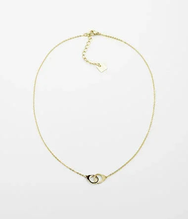 Cuff - Acier Doré - Collier Court - Zag Bijoux
