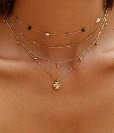 Goldener Stahl – Kurze Halskette – Zag Bijoux – Azuline