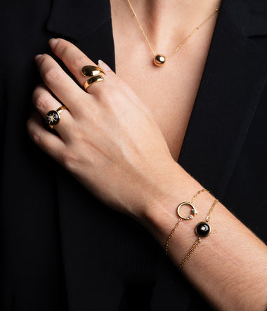 Uścisk - Złota Stal - Pierścionek - Zag Bijoux widok 2