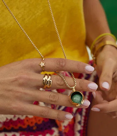 Zeste - Złota stal - Pierścień - Zag Bijoux widok 2