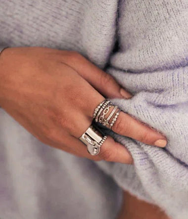 Spetses - Złota stal - Pierścień - Zag Bijoux widok 2