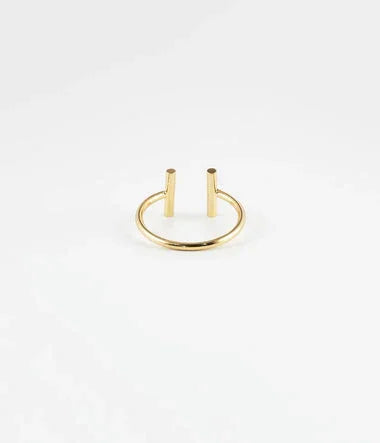 Starck - Złota Stal - Pierścionek - Zag Bijoux