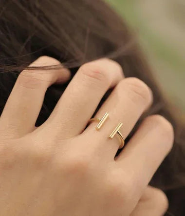 Starck - Złota stal - Pierścień - Zag Bijoux widok 2