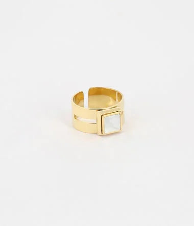 Holly - Golden Steel - Inel - Zag Bijoux
