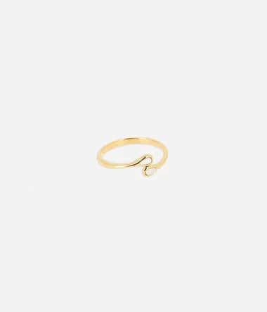 Enora - Acciaio Dorato - Anello - Zag Bijoux